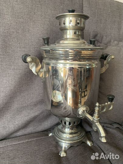 Самовар 5л угольный СССР на дровах
