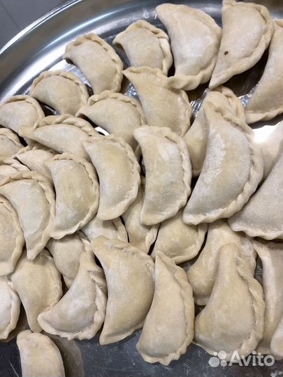 Домашние манты, вареники