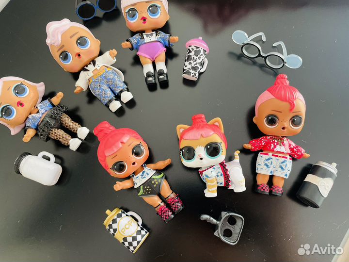 Большой набор семьи кукол lol оригиналы
