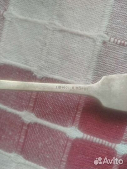 Ложка столовая серебро немецкая