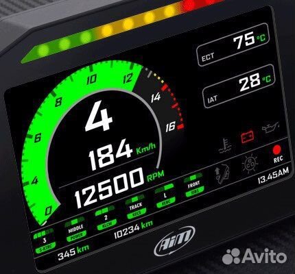 AIM MXK приборка с телеметрией для zx10r gen4