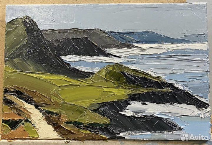 Картина маслом на холсте «перед штормом»