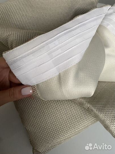 Шторы новые рогожка 150х270/2шт. Блекаут