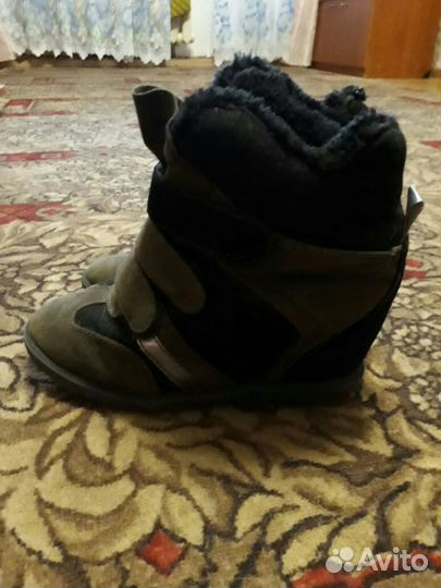 Полуботинки зимние разм-37