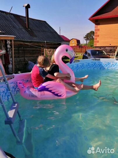 Каркасный бассейн Bestway 488*305*107 с лестницей