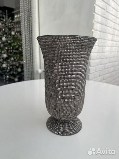 Ваза для цветов стекло высота 23 см