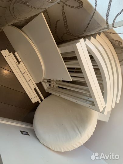 Детская кровать трансформер круглая