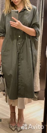 Платье рубашка zara