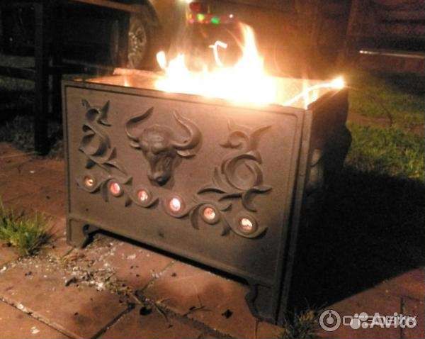 Чугунный мангал