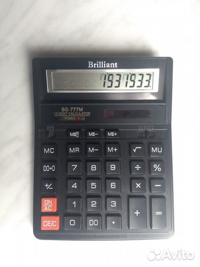 Калькулятор настольный Citizen Brilliant
