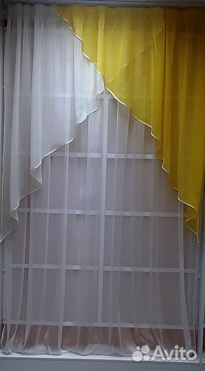 Готовые кухонные шторы