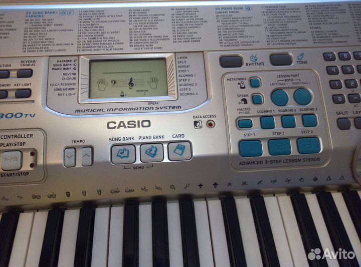 Синтезатор casio lk 300 key lighting