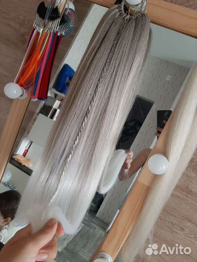 Хвост шиньон, хвост на резинке