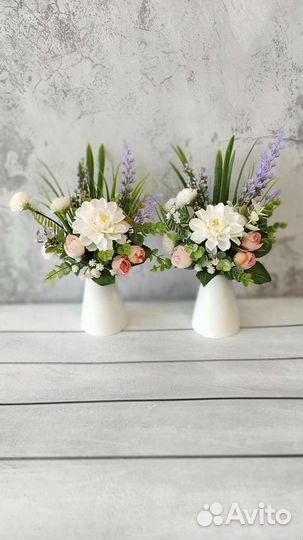 Композиции из искусственных цветов