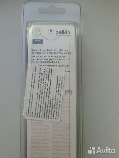 Кабель цифровой аудио-видео Belkin hdmi