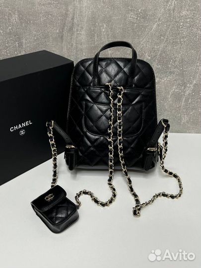 Рюкзак chanel натуральная кожа