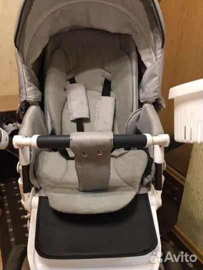 Коляска adamex 3 в 1 бу