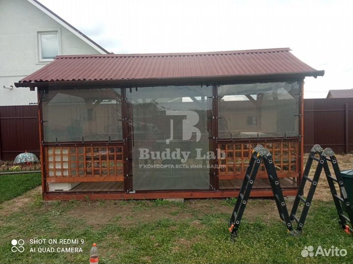 Мягкие окна с москитными пвх сетками