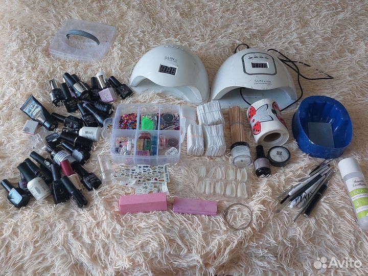 Набор для наращивания ногтей бу