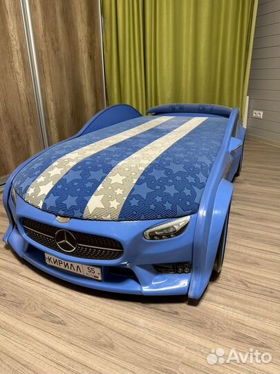 Кровать машина объемная (3d) NEO 