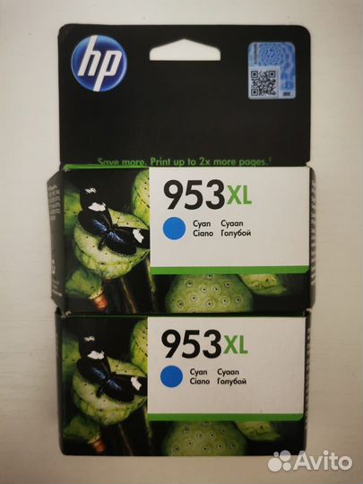 Картридж hp 953 XL Cyan