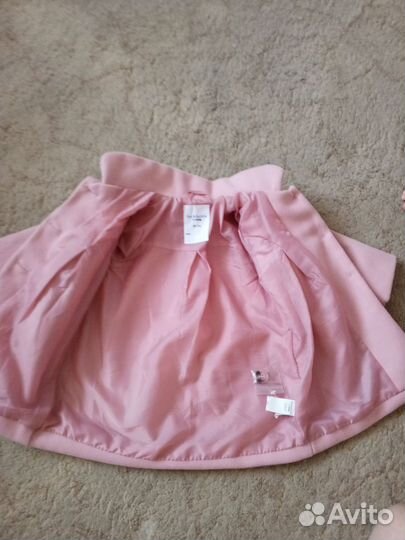 Пальто для девочки 80