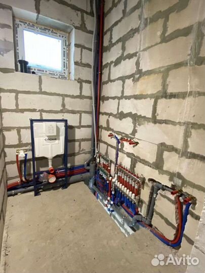 Монтаж отопления в коттедже теплый пол водоснабжен