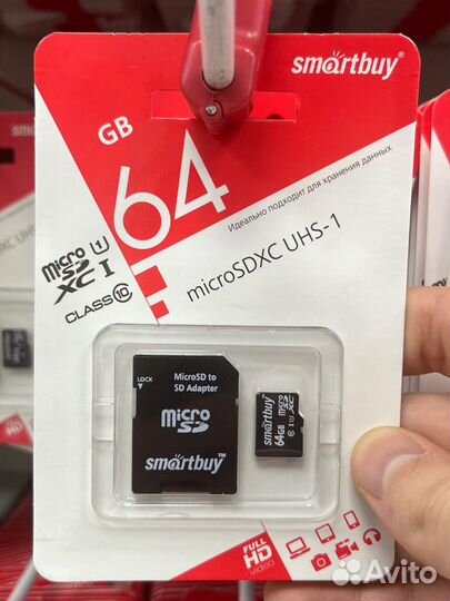 Карта памяти MicroSD 4 gb - 256 gb в ассортименте