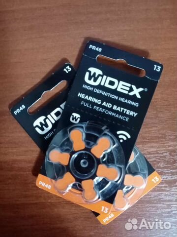 Батарейка для слухового аппарата widex pr48
