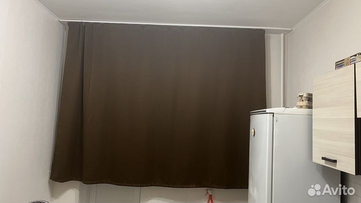 Штора блэкаут коричневая