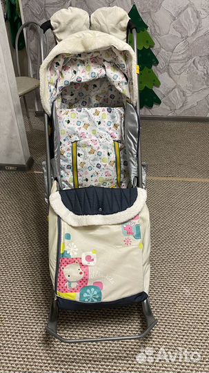 Детские санки коляска