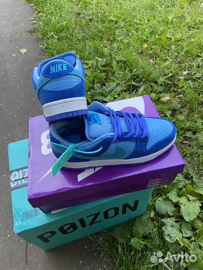 Nike sb dunk low blue raspberry оригинал