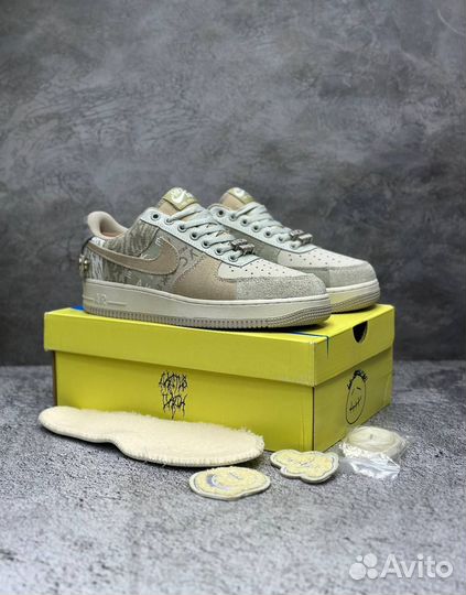 Кроссовки зимние Nike Air Force 1 Cactus Jack