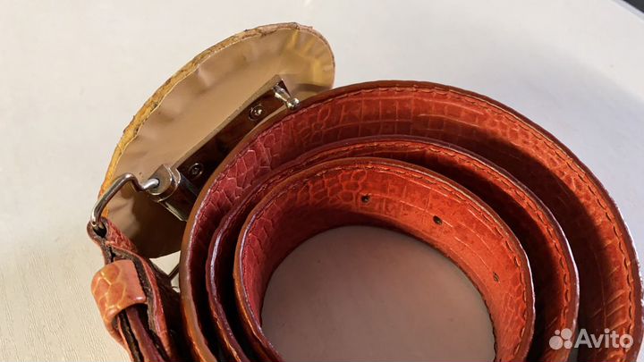 Мужской кожаный ремень