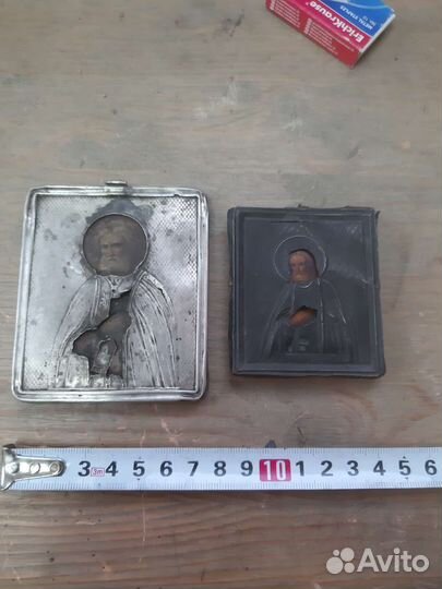 Старинный иконы, Серафим Саровский, Евдокия