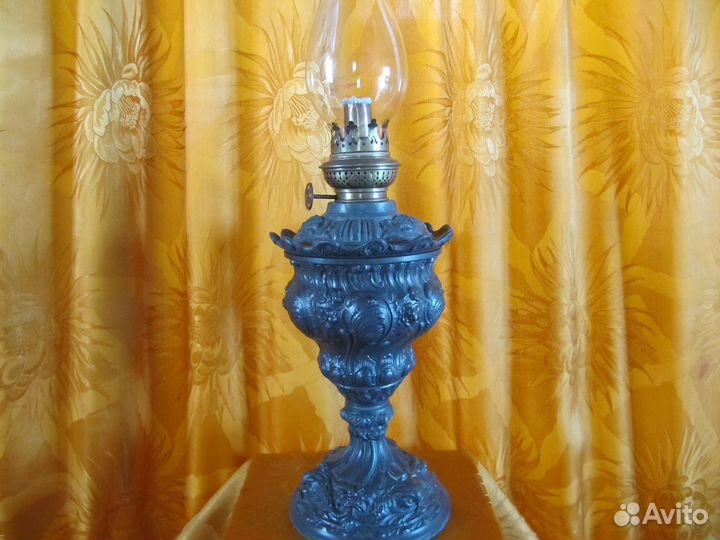 Старинная керосиновая лампа конец хiх начало хх в