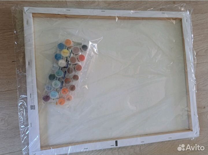 Картина по номерам 40 на 50, холст, новая