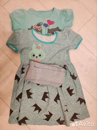 Детские вещи пакетом на девочку 98 104