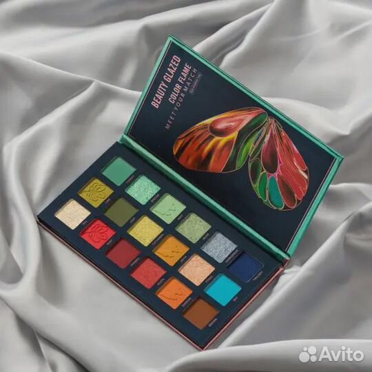 Палетка теней beauty glazed