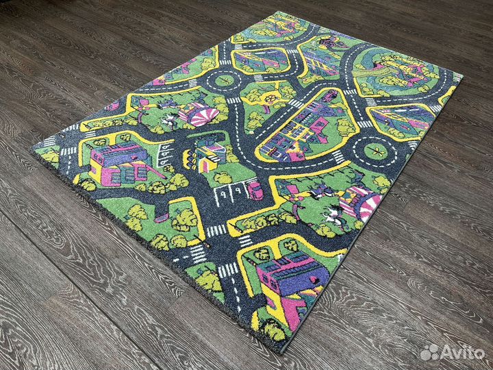 Ковер детский с дорогами Pastel Kids 1.6х2.3м