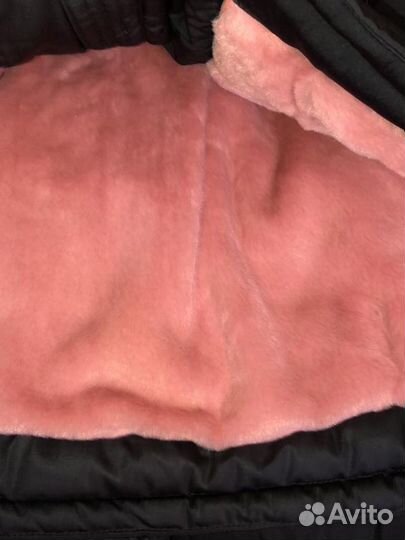 Парка зимняя borelli для девочки (чёрная)