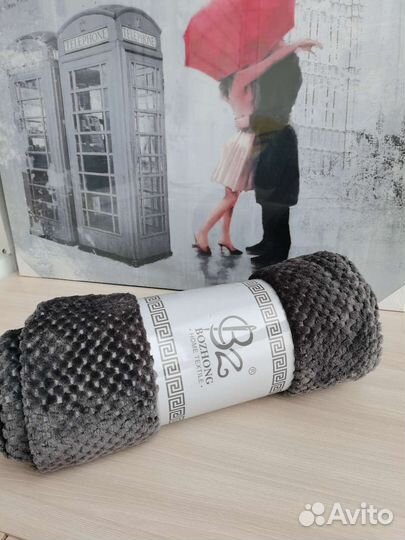 Плед покрывало 200х220 новый