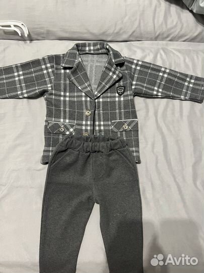 Пиджак и брюки для мальчика на годик