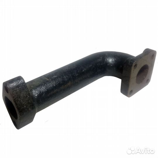 Коллектор глушителя DLH1100 (глушитель крепится на