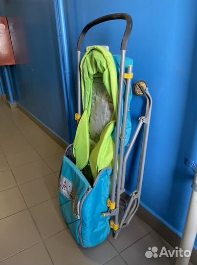 Детские санки с колесами ника