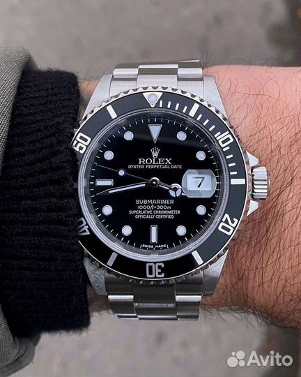 Часы rolex submariner black. Часы мужские