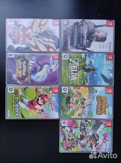 Картриджи на Nintendo switch