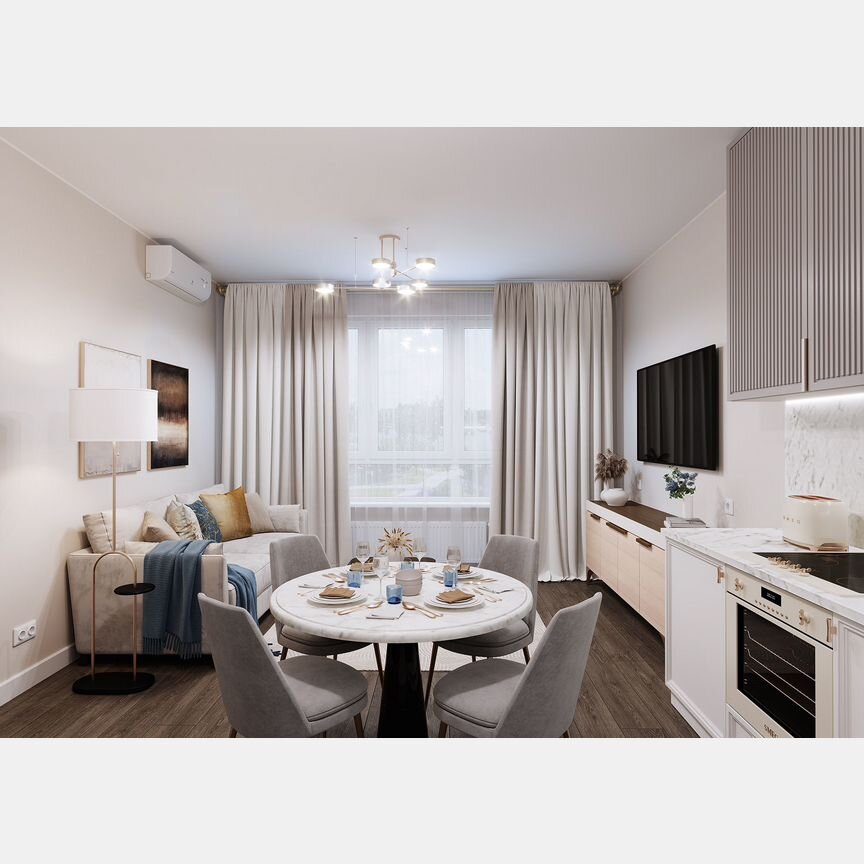 4-к. квартира, 105,4 м², 13/17 эт.