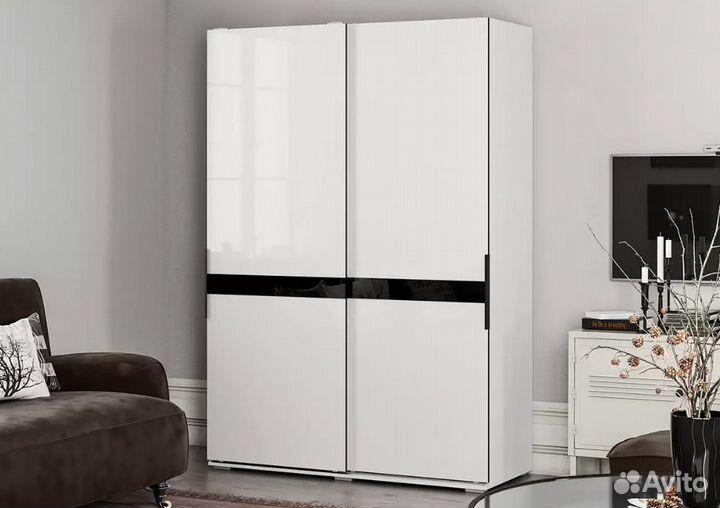 Шкаф купе Белый Глянец 3 метра