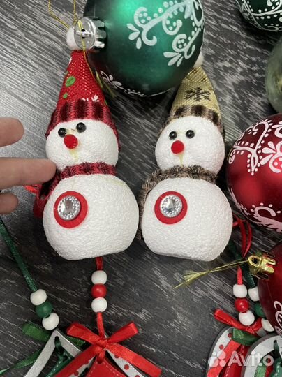 Новогодние игрушки на елку